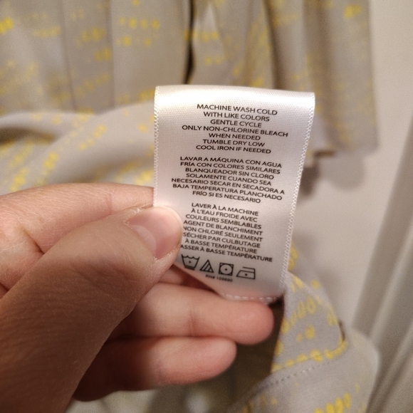 Melissa McCarthy 7 Seven Women's Artsy Chiffon Wrap Top Sz 2X-Boho Festival Wear - Picture 6 of 6